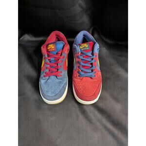 Nike SB Dunk Low Pro "Barcelona" Catalonia Mismatched US 8 DJ0606-400 Used